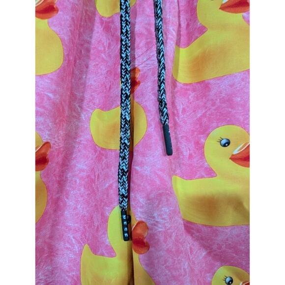 Neff Men's Small Medium Swim Pink Shorts With Yellow Rubber Ducks - Trunks Surf - Picture 3 of 10